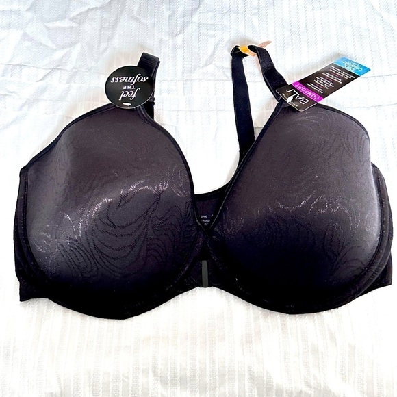 BRA 40DD Bali Black 3P66 Underwire Front closure Fully Adjustable 3443 AF - Picture 1 of 12